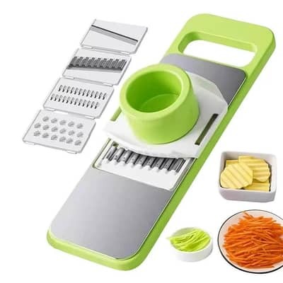 5in1 Vegetable Cutter | Multifunctional Stainless Steel Vegetable Cutter & Slicer