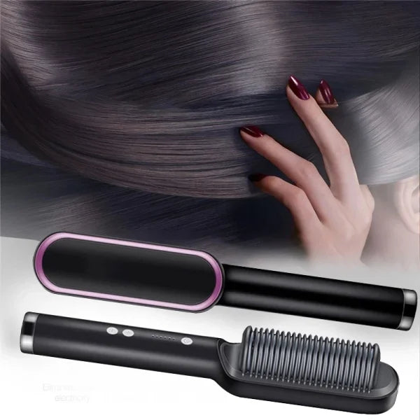 Electric Professional  Hair Straightening Brush