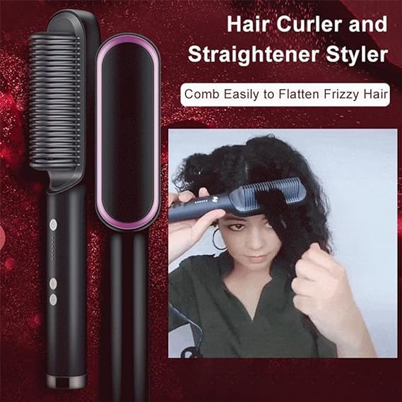 Electric Professional  Hair Straightening Brush