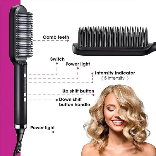 Electric Professional  Hair Straightening Brush