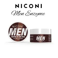Niconi Men Enzyme De-Tan Pack for Face & Body